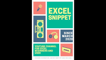 Video #8 - Entering and Editing Data in Excel - Part 1