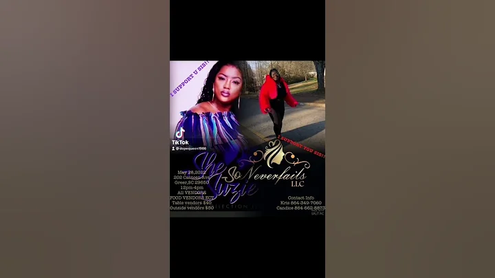 I support you sis 1st annual pop up shop