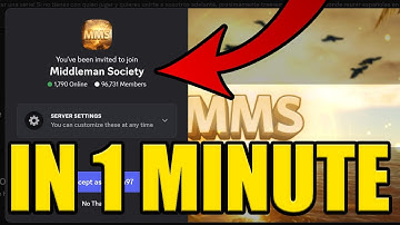 HOW to JOIN MIDDLEMAN SOCIETY DISCORD SERVER ✅PC & MOBILE✅