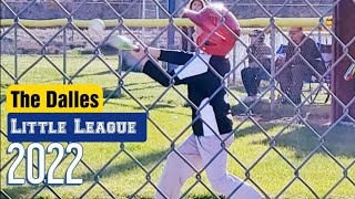 The Dalles Little League Opening ceremonys and team Oregon Equipments 1st game of 2022