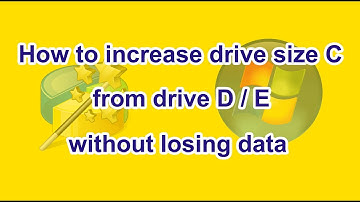 How to Increase Drive Size C from  Drive  D E without Losing Data : Minitool Partition Wizard
