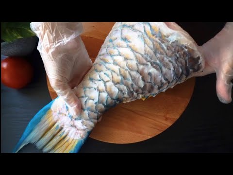 سمك البغبغان   مشوي بالفرن مع البطاطس تتبيلة سمك رائعة طعم وريحة تجنن