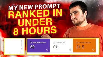 ChatGPT Workflow For Ranking on Google in Under 8 Hours (AI SEO)