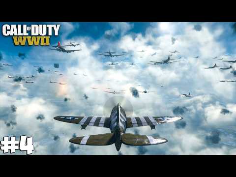 Әуедегі соғыс... Неміс ұшақтарына қарсы атыс! Call of Duty World War II "4-Бөлім" (қазақша)