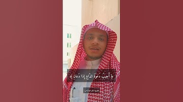 ﴿وَإِذا سَأَلَكَ عِبادي عَنّي فَإِنّي قَريبٌ... ﴾ _ القارئ ثامر عبدالرحمن.