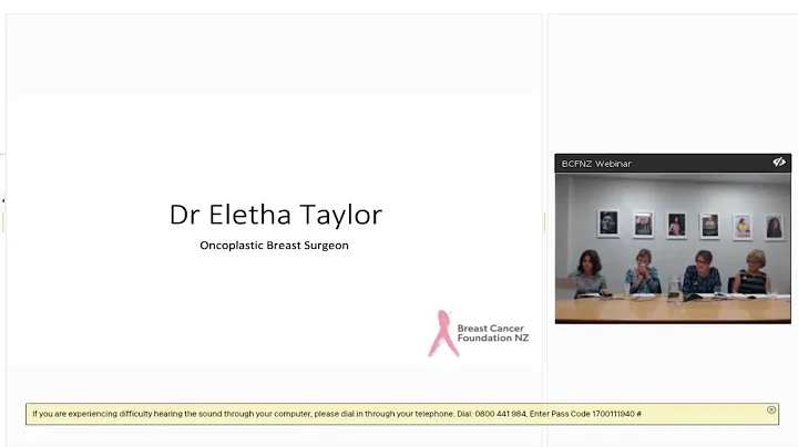 BCFNZ Webinar: Newly diagnosed? What you need to k...