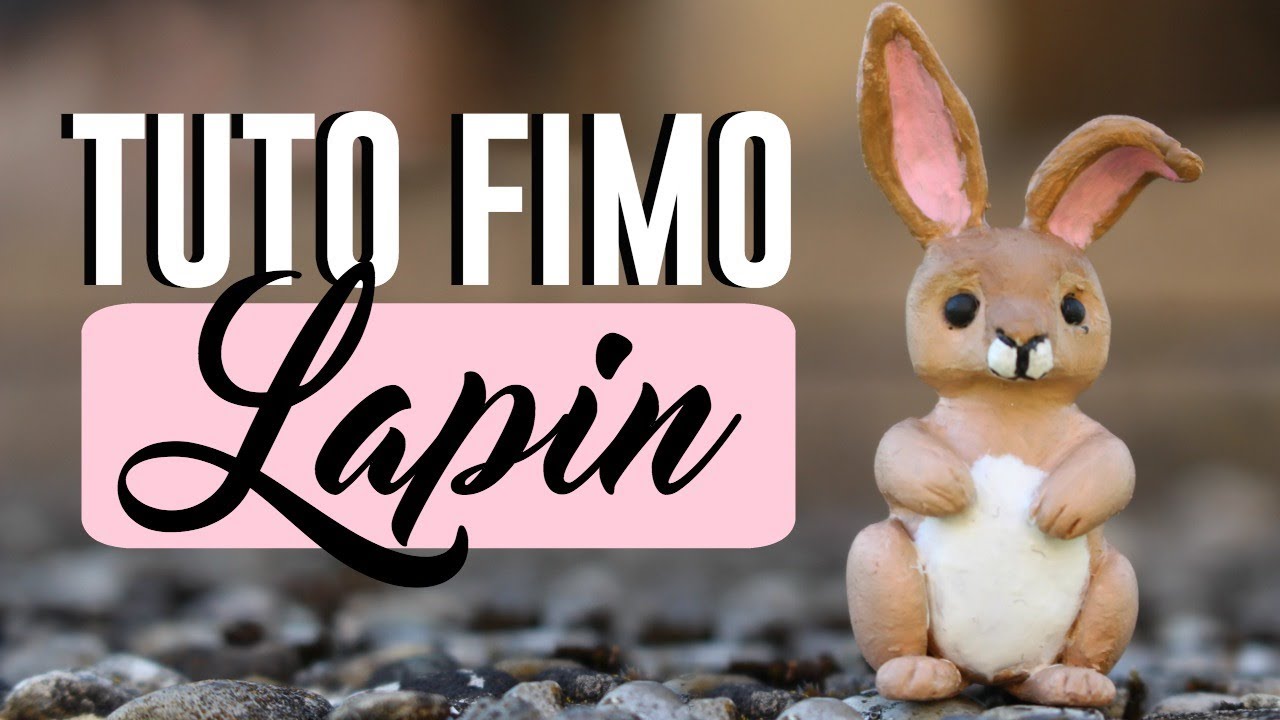 • [TUTO FIMO] Lapin miniature / Miniature Rabbit Polymer Clay tutorial •