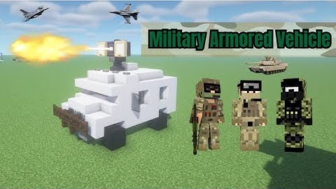 Ultimate Minecraft Military Armored Vehicle: Step-by-Step Tutorial