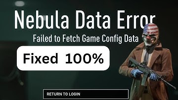 Nebula data error payday 3 | How to fix Nebula data error payday 3