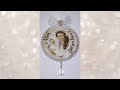 DIY~Beautiful &quot;Mary Did You Know&quot; Christmas Ornament!