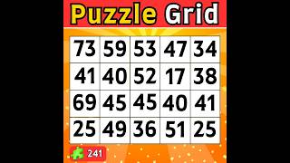 Number Search #241 | 🧐 Improve IQ by 14.5% with this Genius Challenge screenshot 5