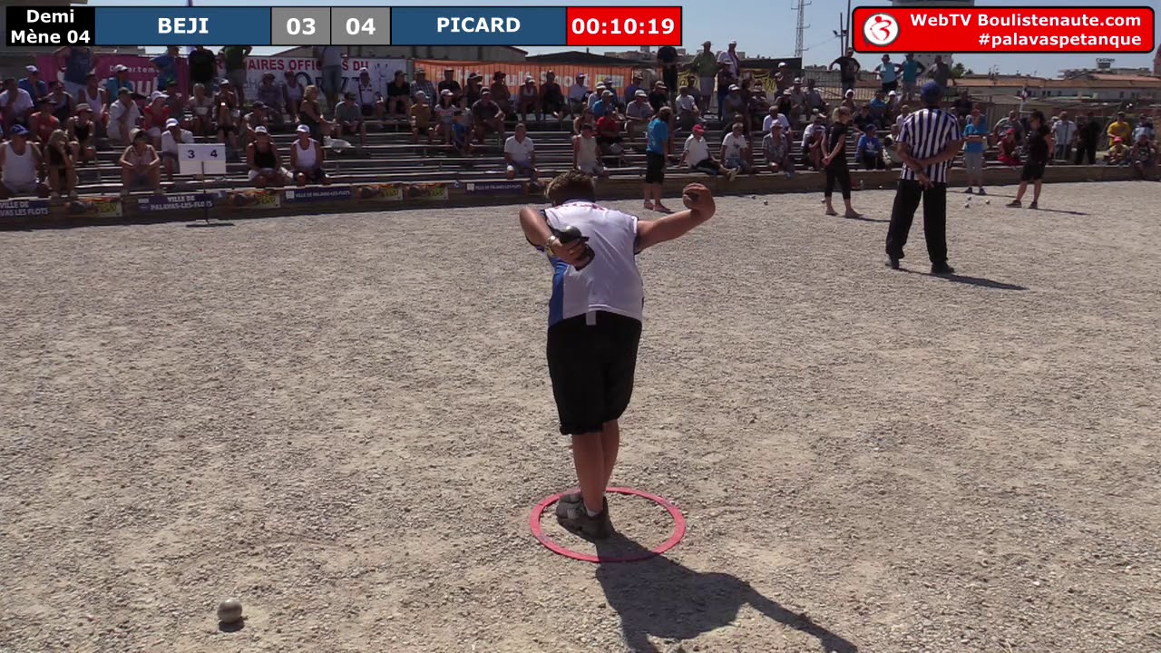 Miniature de la vidéo : Superbe demi-finale en individuel féminin à Palavas-les-Flots : France VS Tunisie