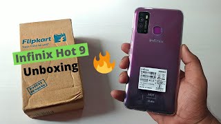 Infinix Hot 9 Retail Unit Unboxing + Camera Samples In Hindi Rs.8,999 - Very Nice Phone ?