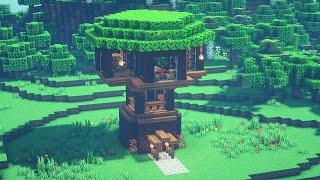 Minecraft AĞAÇ EV YAPIMI - Minecraft Ev Yapımı screenshot 5