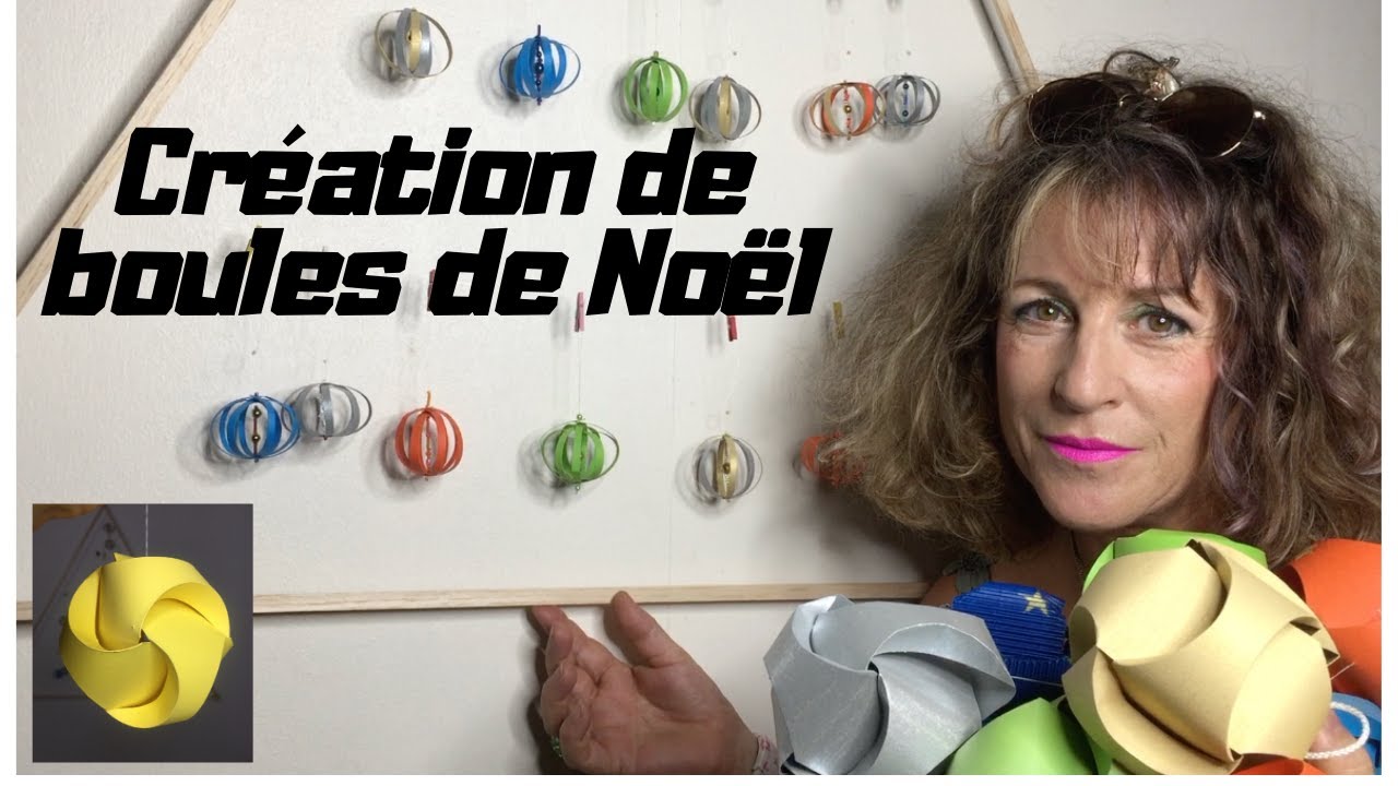 Comment faire des boules de Noël pour décorer sapin et maison ? - YouTube