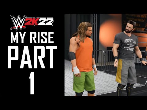 WWE 2K22 - MyRise - Gameplay Walkthrough - Part 1 - "Superstar Creation, Performance Center"