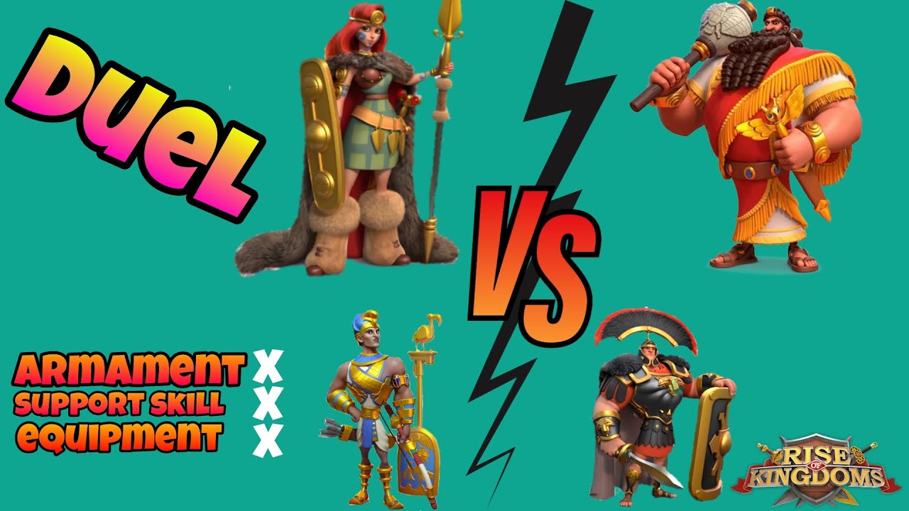 Duel Boudica/Ramesses II vs Sargon/Scipio(p) ROK