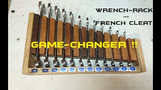 Best Wrench Organizer ever, with French Cleat BONUS