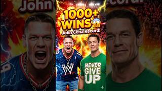 John Cena ने जीते 1000+ Matches 😱 सच जानकर हैरान रह जाओगे )#JohnCena #WWEShorts #WWEIndia #WWE