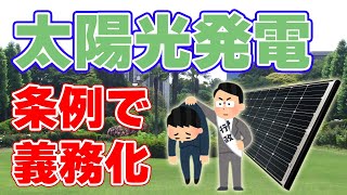 新築住宅の『太陽光発電』が義務化？