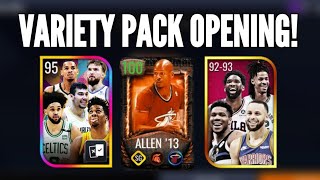 I&#39;M BACK!!! CLAMING 100 OVR RAY ALLEN!!! VARIETY PACK OPENING!!! NBA LIVE MOBILE SEASON 6!!!