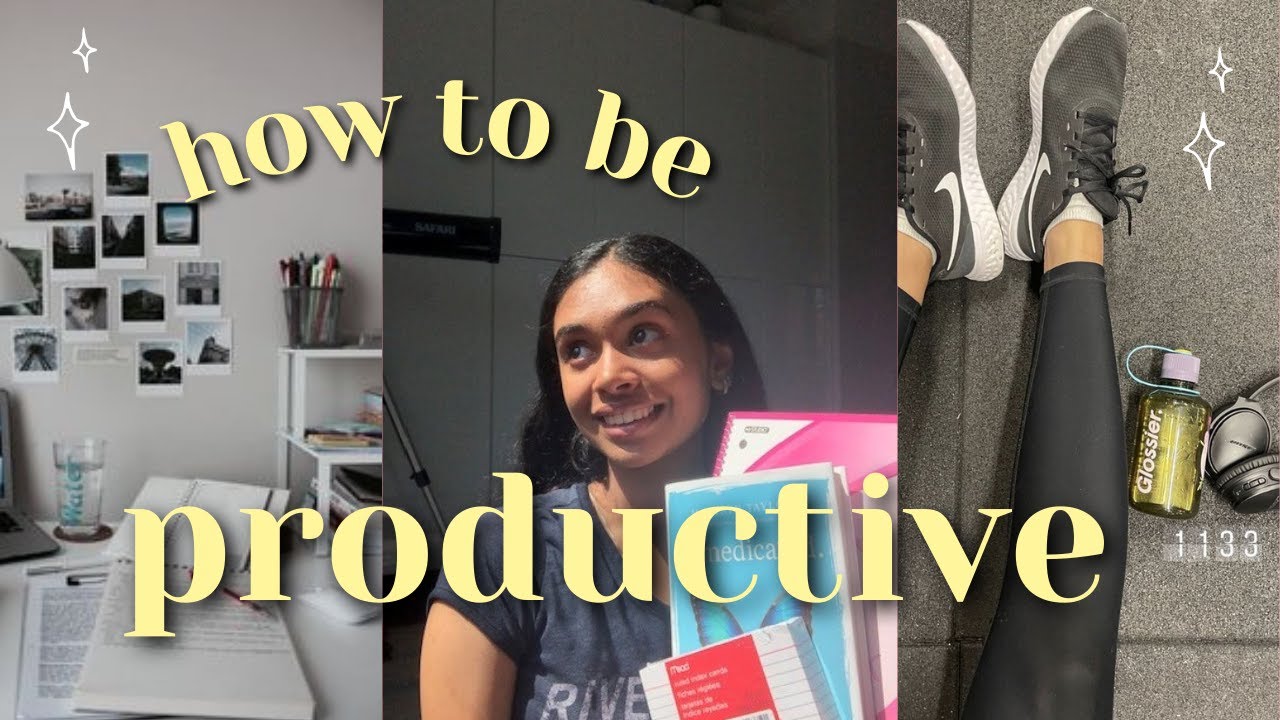 HOW TO BE PRODUCTIVE!! - YouTube