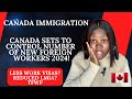 Canada plans to reduce the inflow of foreign workers 2024  big changes to the tfwp  less lmia