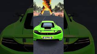 McLaren vs Lamborghini Speed? Mega Fire Jump! 🏎️🔥DriveCSX #Lamborghini #McLaren #ZAWALIGAMERS