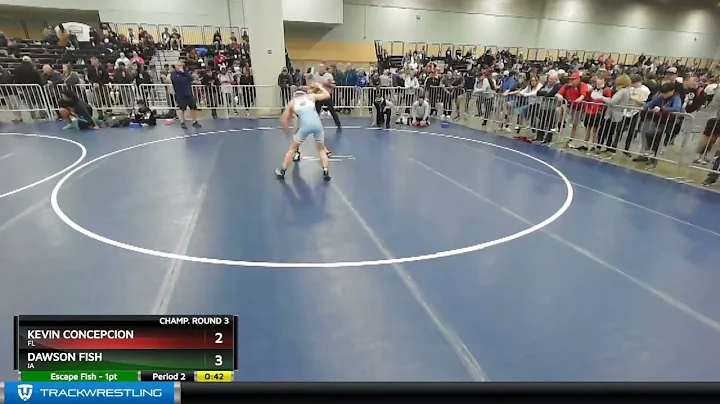 138 Lbs Champ. Round 3 - Kevin Concepcion, FL Vs D...