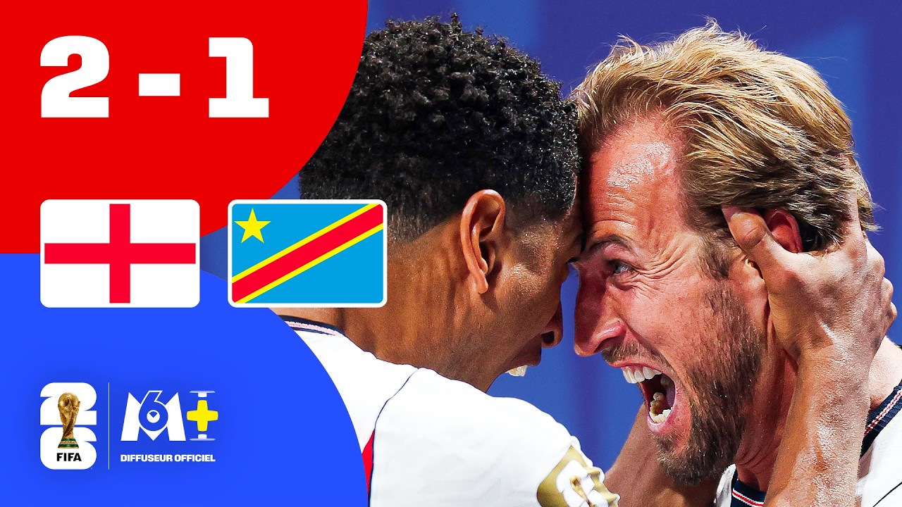 Sir Harry Kane 2- 1 Congo. Grand bravo aussi aux Etats-Unis qui jouent un football fluide ultra collectif