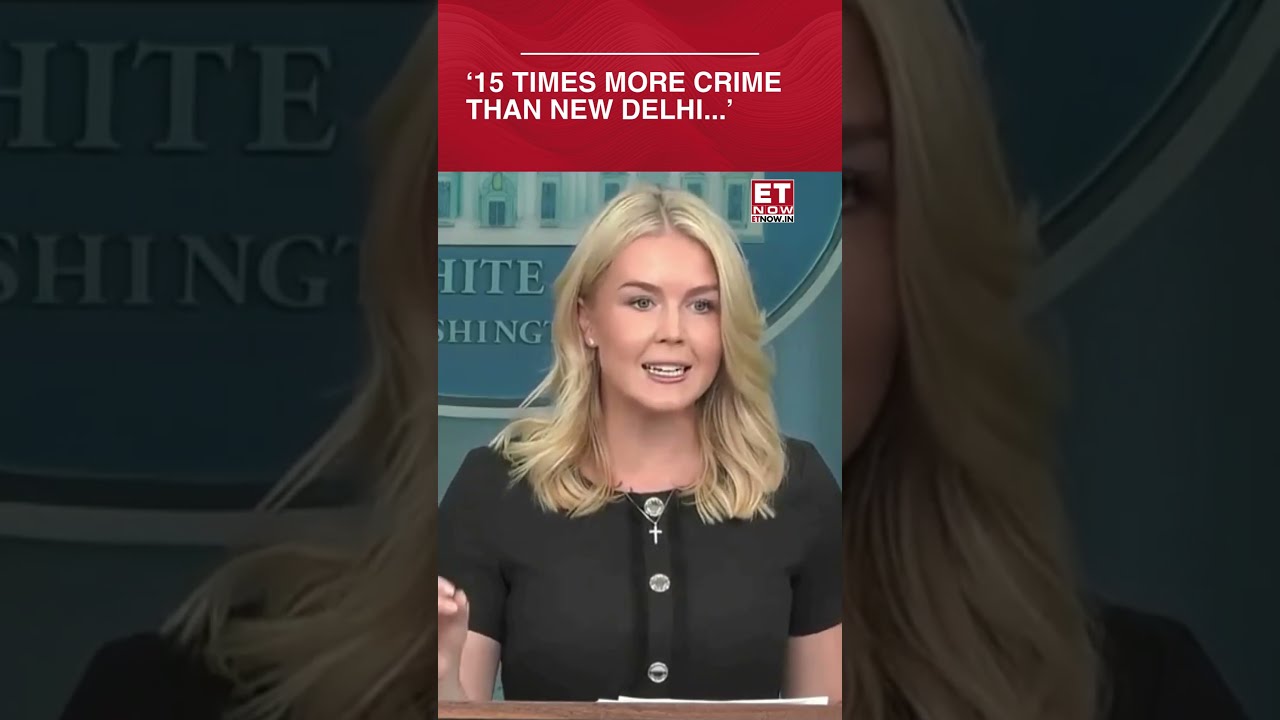 'Chicago Crime Rates Is 15 Times More Than New Delhi...' Karoline Leavitt Exclusive 