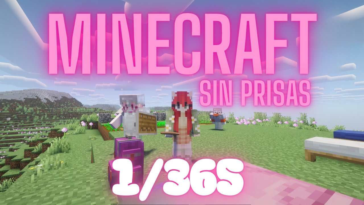 Minecraft en supervivencia con amigos🌷DÍA 1/365 | Charlas, risas y contador de 💀 absurdas.