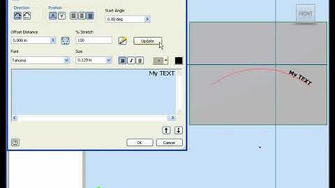 32 Geometry Text - Part Design - Autodesk Inventor Tutorial