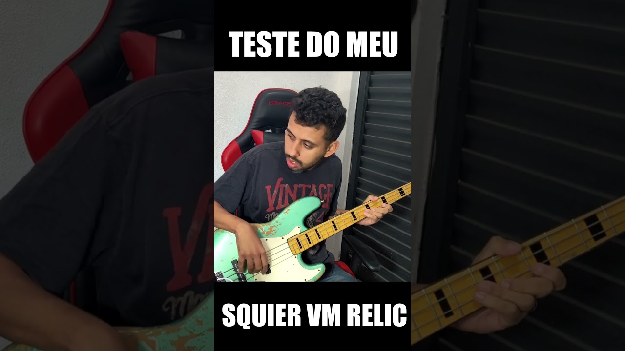 Resumo do teste do meu Squier VM Relic 