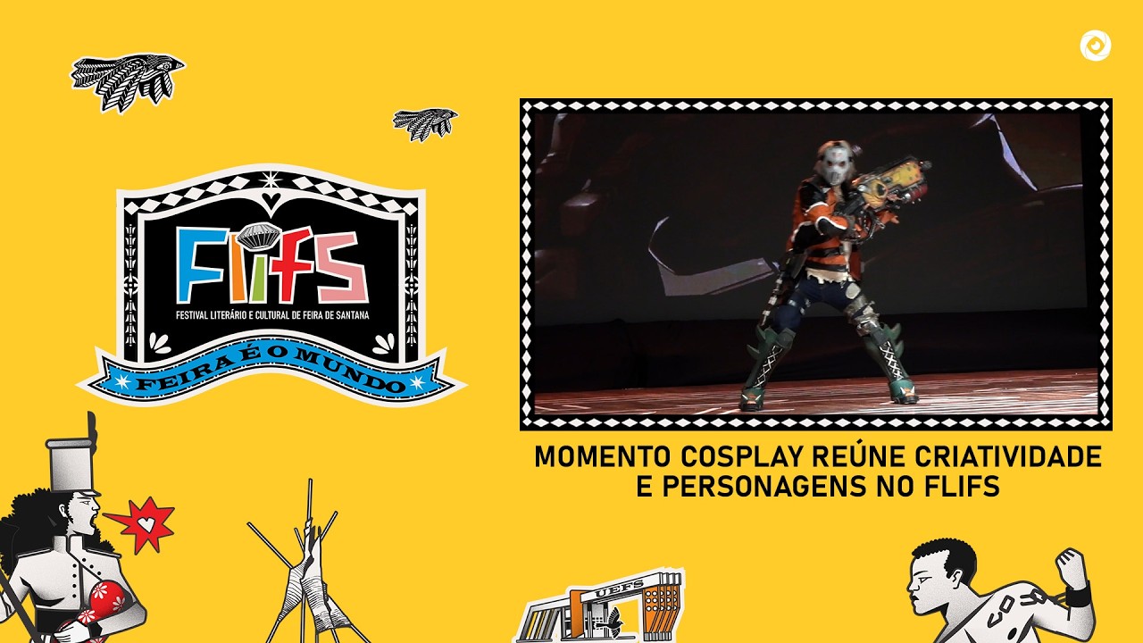 COSPLAYERS LEVAM CRIATIVIDADE AO PALCO DO FLIFS