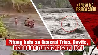 Pitong bata sa General Trias, Cavite, inanod ng rumaragasang ilog! | Kapuso Mo, Jessica Soho