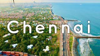 Beauty of Chennai | Aerial view of Chennai 2022 in 4k