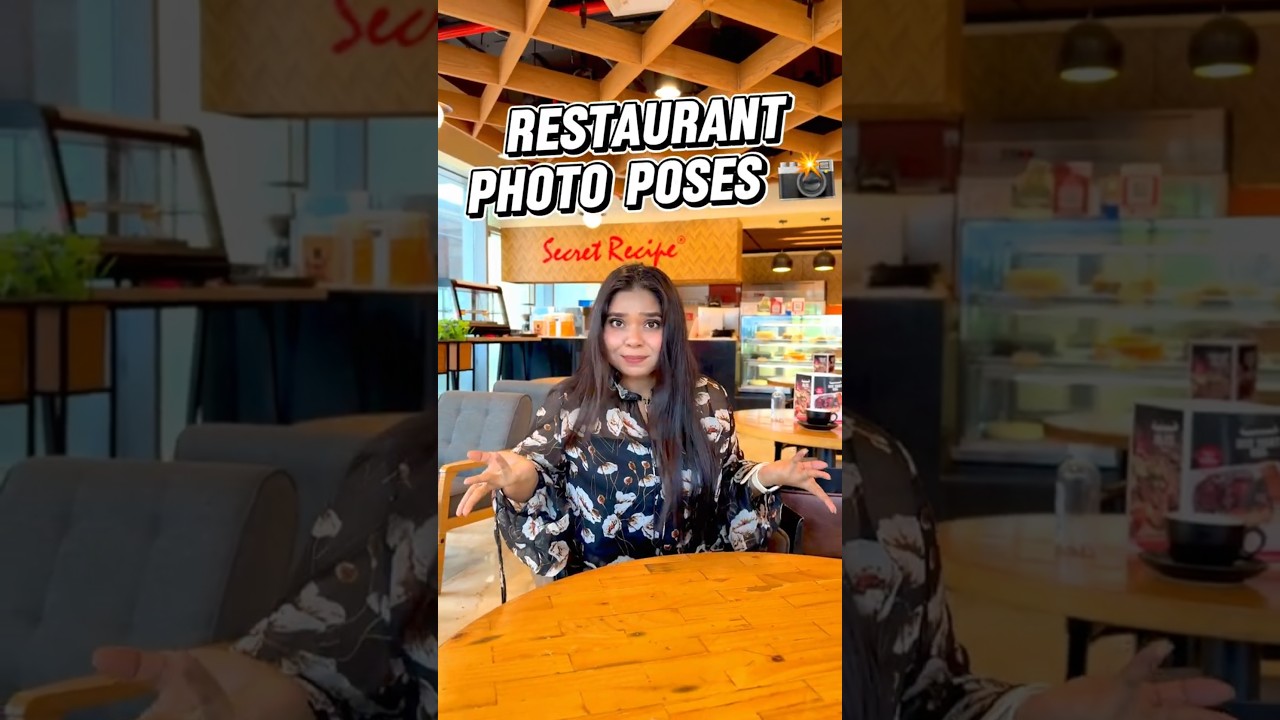 Позы для фото в ресторане🍟📸 