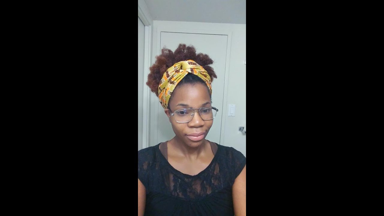 How to tie your head with ankara fabric, very simple style YouTube