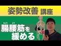 あなたの姿勢が治らないのは腸腰筋が硬いから！腸腰筋の緩め方を解説！