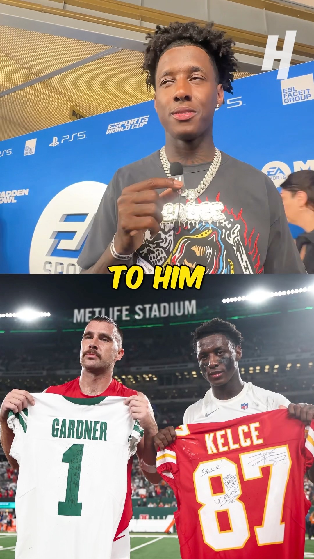 Sauce and Kelce have a special connection ??
