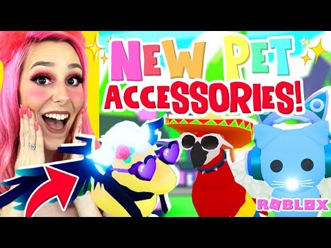 New Pet Accessories Reacting To The New Pet Shop In Adopt Me Roblox Youtube - adopt me dress up roblox adoption roblox pet shop