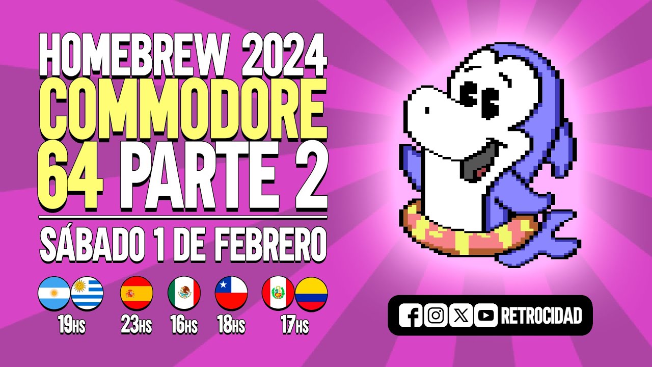 HOMEBREW 2024: COMMODORE 64 parte 2 - YouTube