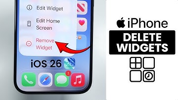[iOS 26] How to Delete Widgets From Home Screen on iPhone - Remove Widgets