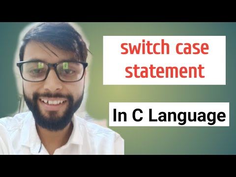 switch case statement in c - YouTube