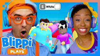 ALL Blippi & Meekah Gaming Episodes! 🎮 BEST OF BLIPPI PLAYS ROBLOX!