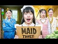 Poor Girl Becomes Maid In Rich Family To Save Her Sick Mother 