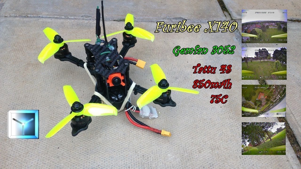 Furibee X140 | Gemfan 3052 | Tattu 4S 850mAh 75C