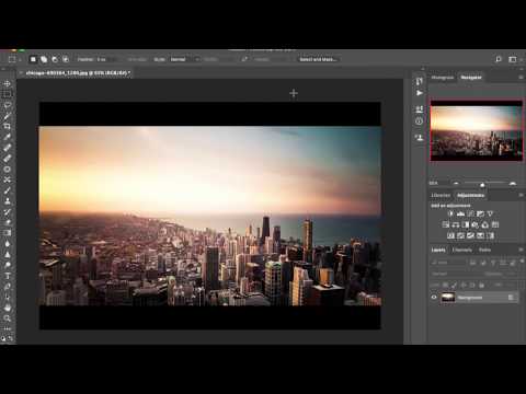 Add Widescreen Cinematic Black Bars in Photoshop