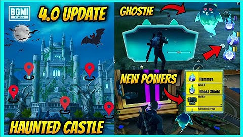 🔥BGMI NEW 4.0 UPDATE - Magical horror Ghost Mode, New features and Powers l 4.0 Update gameplay